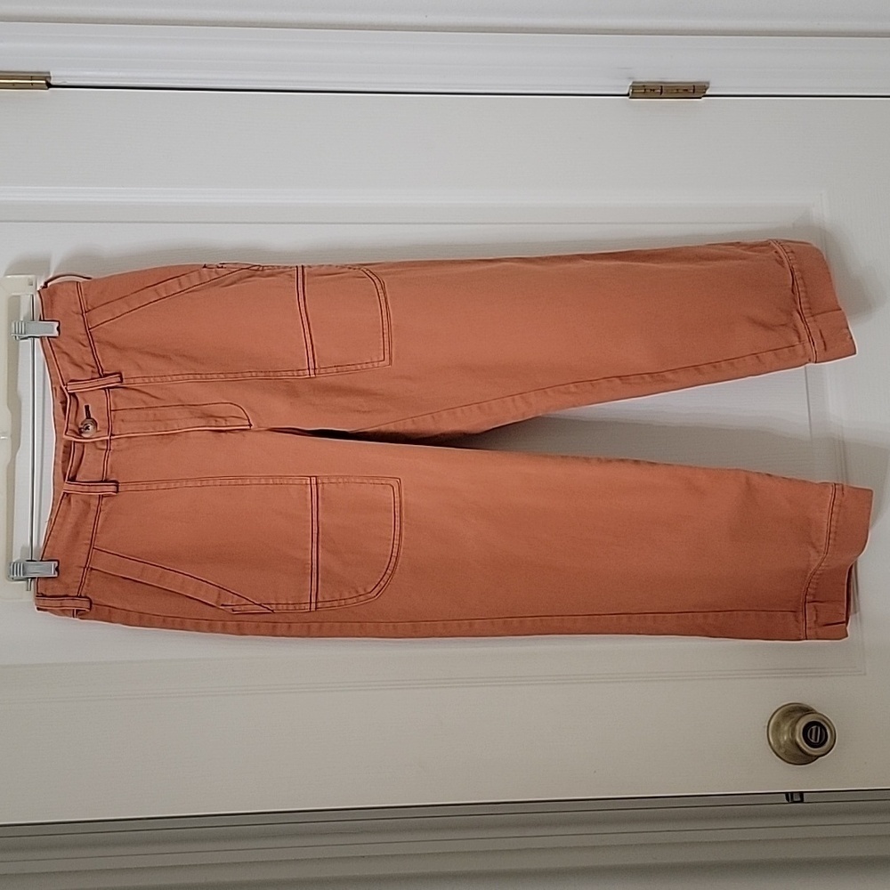 Current Air (Anthropologie) Size Unknown Faded Burnt Orange Cargo-ish Pants